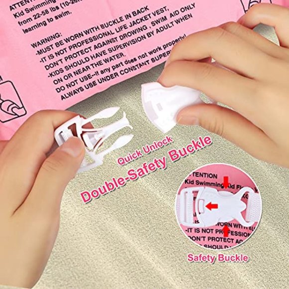 REALIKE Kids Swim Vests Life Jacket - Picture 3 of 7